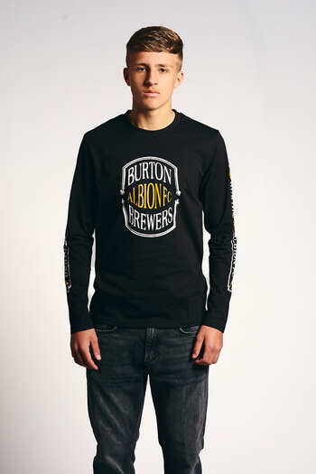 Black Long Sleeve Ferry Bridge Tee Adult
