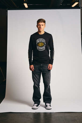 Black Long Sleeve Ferry Bridge Tee Junior