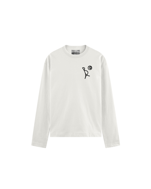 BA Long Sleeve Tee White Junior