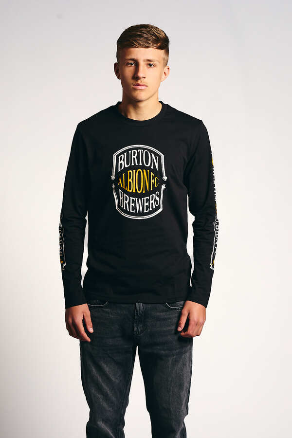 Black Long Sleeve Ferry Bridge Tee Adult