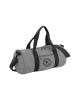 Crest Barrel Bag - Grey
