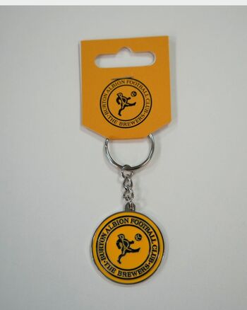 Metal Keyring- Amber